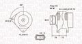 MAGNETI MARELLI Lichtmaschine Generator Lima 063731591010 für BMW 5er E39 3er