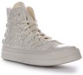 CONVERSE A06434C Chuck 70 Hi 3D Charms 90s Damen Turnschuhe Weiß UK 3.5 - 7.5