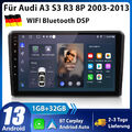 Für Audi A3 S3 RS3 8P 9'' Carplay Autoradio 32GB Android 13 GPS Navi RDS BT