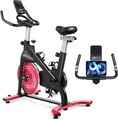 Heimtrainer Fahrrad Indoor Cycling Fahrrad Fitnessbike 120 kg mit Pulsmesser LCD