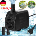 25W Teichpumpe 1500L/h Garten Koi Springbrunnen Aquarium Wasserpumpe