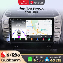 6G+128G Android 13 Carplay Autoradio für Fiat Bravo 2007-2012 8-Kern GPS WIFI 4G