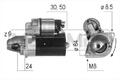 ERA 220211A Starter Anlasser 1.1kW für OPEL Corsa D Schrägheck (S07) ASTRA J 12V