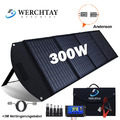 Faltbar Solarpanel 300W Mono Solarmodul mit Laderegler für Batterien CampingBoot