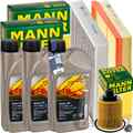 MANN INSPEKTIONSPAKET+3x1L DEXOS2 5W30 MOTORÖL passend für OPEL MERIVA A 1.3CDTI