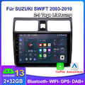 Autoradio Für SUZUKI SWIFT III EZ MZ Carplay Android 13 GPS NAVI WIFI DAB+ 2+32G