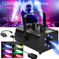 1200W 6 LED Nebelmaschine RGB Kabellose Rauchmaschine DJ Bühnenlicht Party Neu