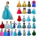 Frozen Elsa Anna Kostüm Mädchen Cosplay Prinzessin Kleid Karneval Frozen Kostüm~