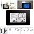 Funk-Wetterstation Innen Außensensor Thermometer Hygrometer digital LCD Uhr