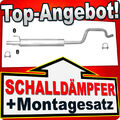 Mittelschalldämpfer für OPEL MERIVA A 1.4 1.6 8V 16V 2003-10 Auspuff Mitteltopf