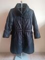 Damen Winterjacke Steppjacke lang warm Jacke Mantel Schwarz Gr. 46 blue seven