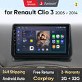 Android 13 Für Renault Clio 3 2005 2006-2014 Carplay Autoradio GPS NAVI 2G+32G