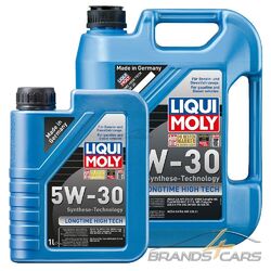 1 L + 5 L = 6 LITER LIQUI MOLY LONGTIME HIGH TECH 5W-30 MOTOR-ÖL  32077060Erstausrüster-Qualität | Schneller Versand ab Lager