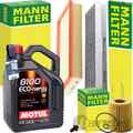 MANN INSPEKTIONSPAKET+MOTUL 5W-30 ÖL passend für FORD MONDEO 3 BWY 110-146 PS