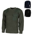 BW Pullover mit Brusttasche Bundeswehr Wolle Strickpullover ArbeitsPulli 46-62