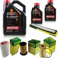 MOTUL 7 L 5W-30 MOTOR-ÖL+MANN-FILTER für BMW 3er Touring E46 320d 318d Compact