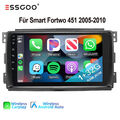 Für Smart Fortwo 451 2005-10 Android 13 1+32G Autoradio WIFI GPS Nav RDS CarPlay