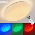 Decken Leuchten Flur RGB LED Farbwechsler Wohn Schlaf Zimmer Lampe Fernbedienung