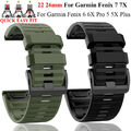 Quick Fit Silikon Armband für Garmin Fenix 6 6X Pro Solar 5 5X Plus 7/7X 255/955