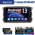 Für Benz Smart Fortwo 451 2005-10 Android 13 Autoradio Carplay GPS Nav 1+32G RDS