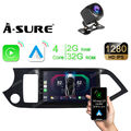 2+32GB Android 13 CarPlay Autoradio GPS Navi BT Für KIA PICANTO TA 2011-2016 Kam