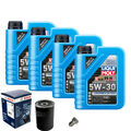 Motoröl 5W30 LIQUI MOLY Longtime High Tech 4L+BOSCH Ölfilter+Ölablassschraube