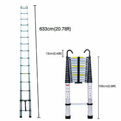 2-6M Alu Teleskopleiter Stehleiter Anlegeleiter Klappleiter Multifunktionsleiter