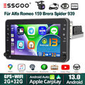 Autoradio Android13 Carplay GPS +KAM 2+32G RDS Für Alfa Romeo 159 Brera Spider