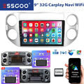 Android 13 Autoradio 1+32G Carplay GPS Navi BT für VW Tiguan 5N 07-16 Golf Plus