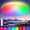 36W Dimmbar RGB LED Deckenlampe Deckenleuchte Mit Tuya APP Fernbedienung