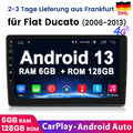 Für Fiat Ducato 2006-2023 Autoradio Carplay 8kern Android13 GPS Navi 6+128G DAB+