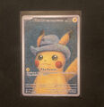 Pikachu Van Gogh Pika Porträt Pikachu with Gray Felt Hat Custom Card Art Proxy