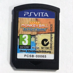 💥  Super Monkey Ball: Banana Splitz für PlayStation PS Vita - nur Modul 💥