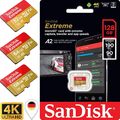 SanDisk Extreme micro SD Speicherkarte 32GB 64GB 128GB 256GB 512GB 4K A2 V30 A2