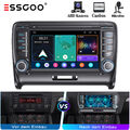 Autoradio Android 13 Carplay GPS Navi RDS Bluetooth Kam Für Audi TT MK2 2006-12