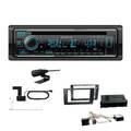 Kenwood 1-DIN Receiver Autoradio DAB Bluetooth für Seat Exeo schwarz mit Canbus