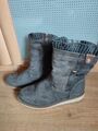 Tom Tailor Stiefel Boots braun grau Gr. 40