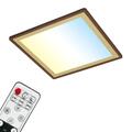 Briloner Ultraflaches CCT-LED Panel braun-gold LED/22W