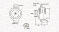 MAGNETI MARELLI 063731928010 Lichtmaschine Generator 150A 14V