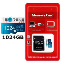 Micro SD Karte 32GB/64GB/128GB/256GB/512GB/1024GB Speicherkarte Smartphone Handy