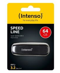 Intenso Speed Line 64 GB USB Stick 3.2 schwarz