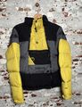 The North Face 700 Steep Tech Men’s Puffer Jacket Black Yellow Nylon Down Marks