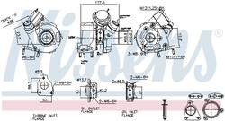 NISSENS 93627 Lader, Aufladung für RENAULT