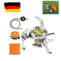 Mini Campingkocher Gaskocher Gasherd Brenner Set faltbar für Outdoor Picknick