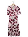 DIANE VON FURSTENBERG Sommerkleid Damen Gr. DE 34 weiß-pink Casual-Look