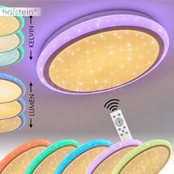 dimmbare LED Decken Lampe Farbwechsler Wohn Schlaf Zimmer Leuchte Fernbedienung 