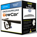 Abnehmbare Anhängerkupplung für VW Touran 05.2010-05.2015 Typ 1T3 TowCar NEU