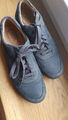 Clarks Damen Sneakers Gr. 39 Leder Dunkelblau Neuwertig!