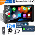 Autoradio Apple Carplay Android Auto Mit 7 Zoll IPS Bldschirm FM Bluetooth 1 DIN