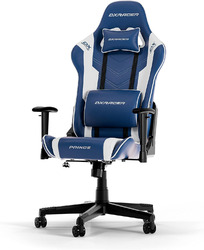 Dxracer PRINCE L Blau & Weiß PVC Leder Das Orginal Gaming Stuhl